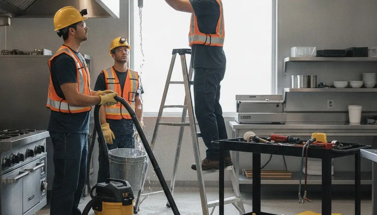 Emergency plumber repairing burst pipe in Lafayette, LA for fast home plumbing service