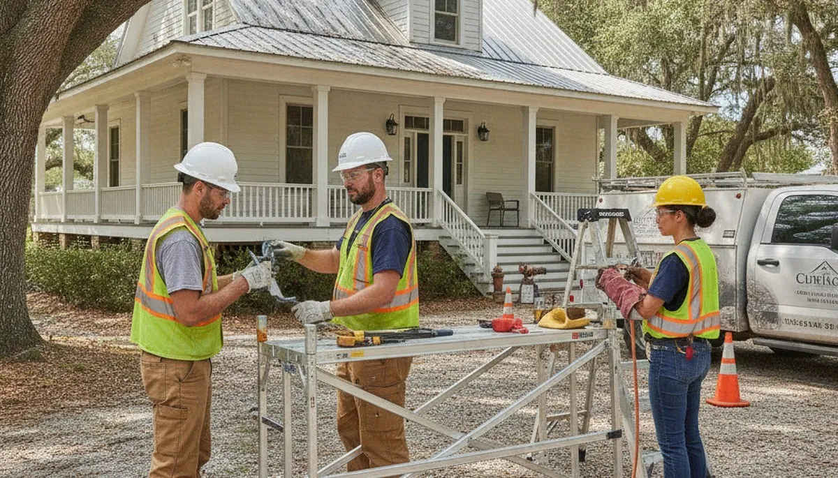 Lafayette, LA plumber repairing a residential pipe for plumbing service