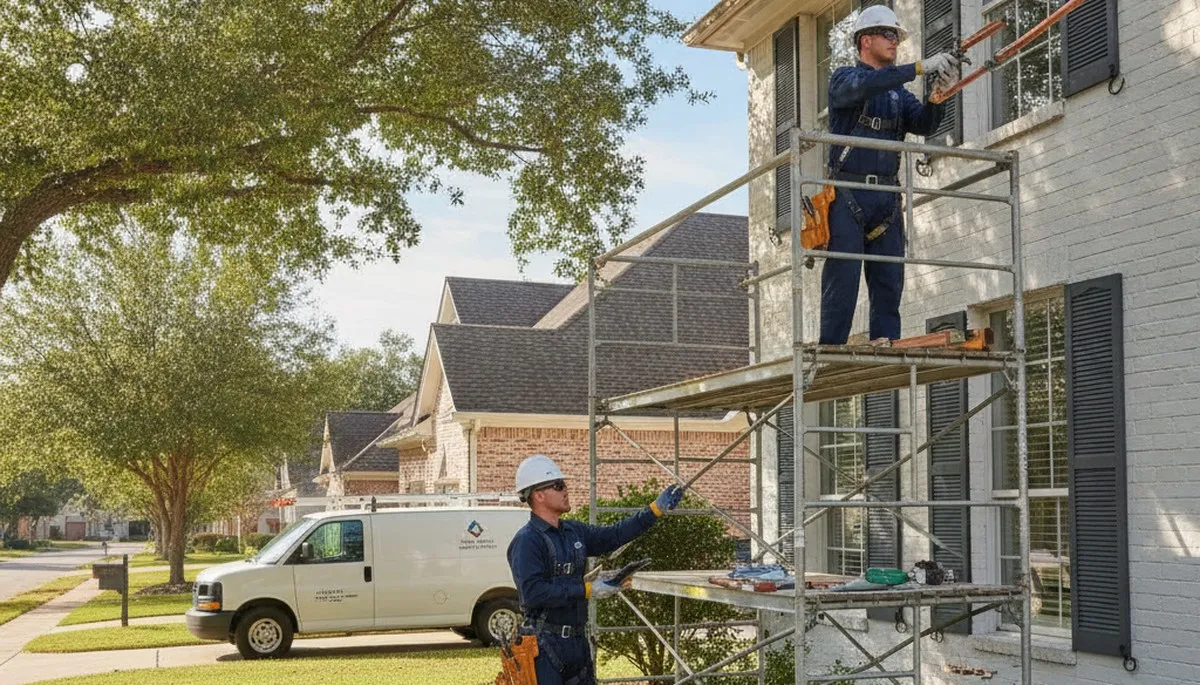Plumber repairing a pipe in Lafayette, LA for fast plumbing service