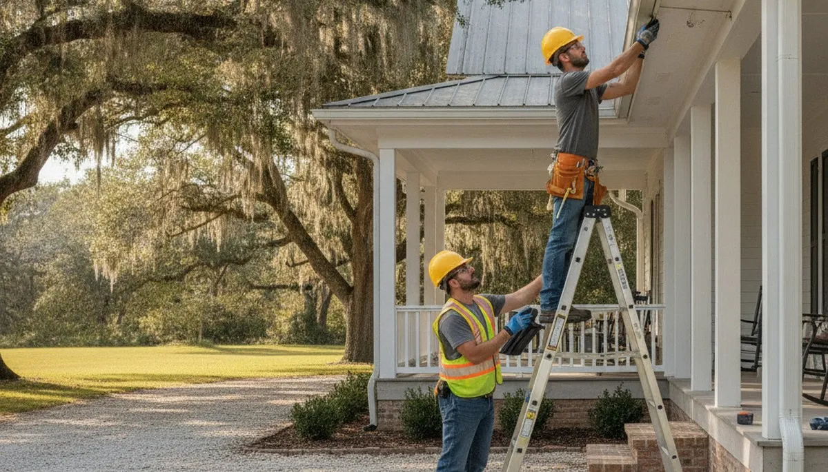 Lafayette, LA plumber repairing a leak for a residential plumbing service call