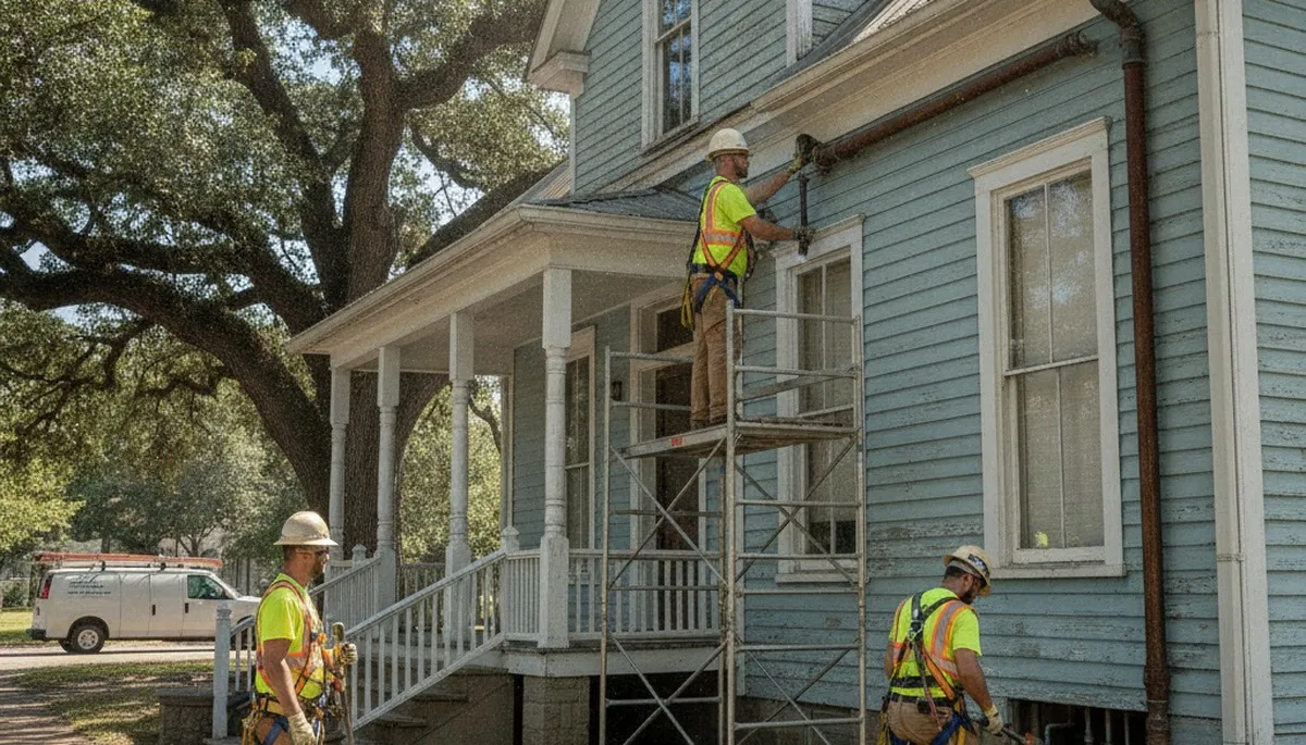 Plumber repairing a leak in Lafayette, LA for reliable plumbing repair services