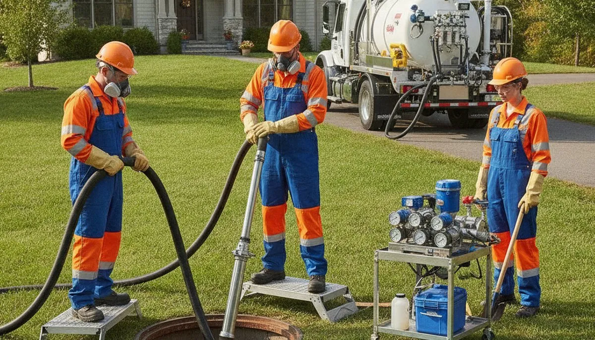 Septic tank cleaning service in Lafayette, LA for local homes by On Call Plumbers