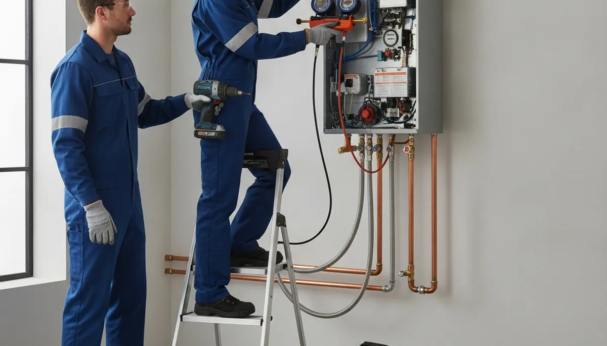 Tankless water heater installation service for Lafayette, LA homes by On Call Plumbers