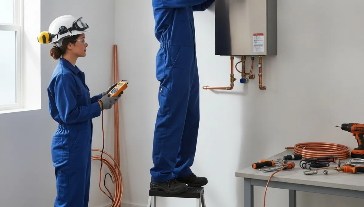 Tankless water heater service in Lafayette, LA by On Call Plumbers